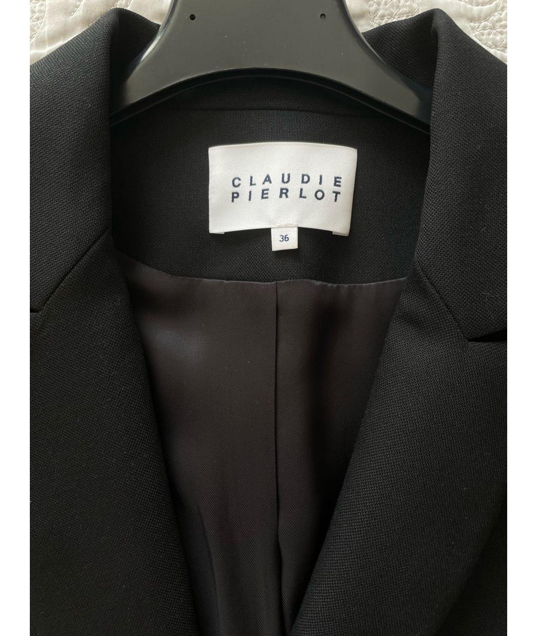 Claudie Pierlot Черный шерстяной жакет/пиджак, фото 3