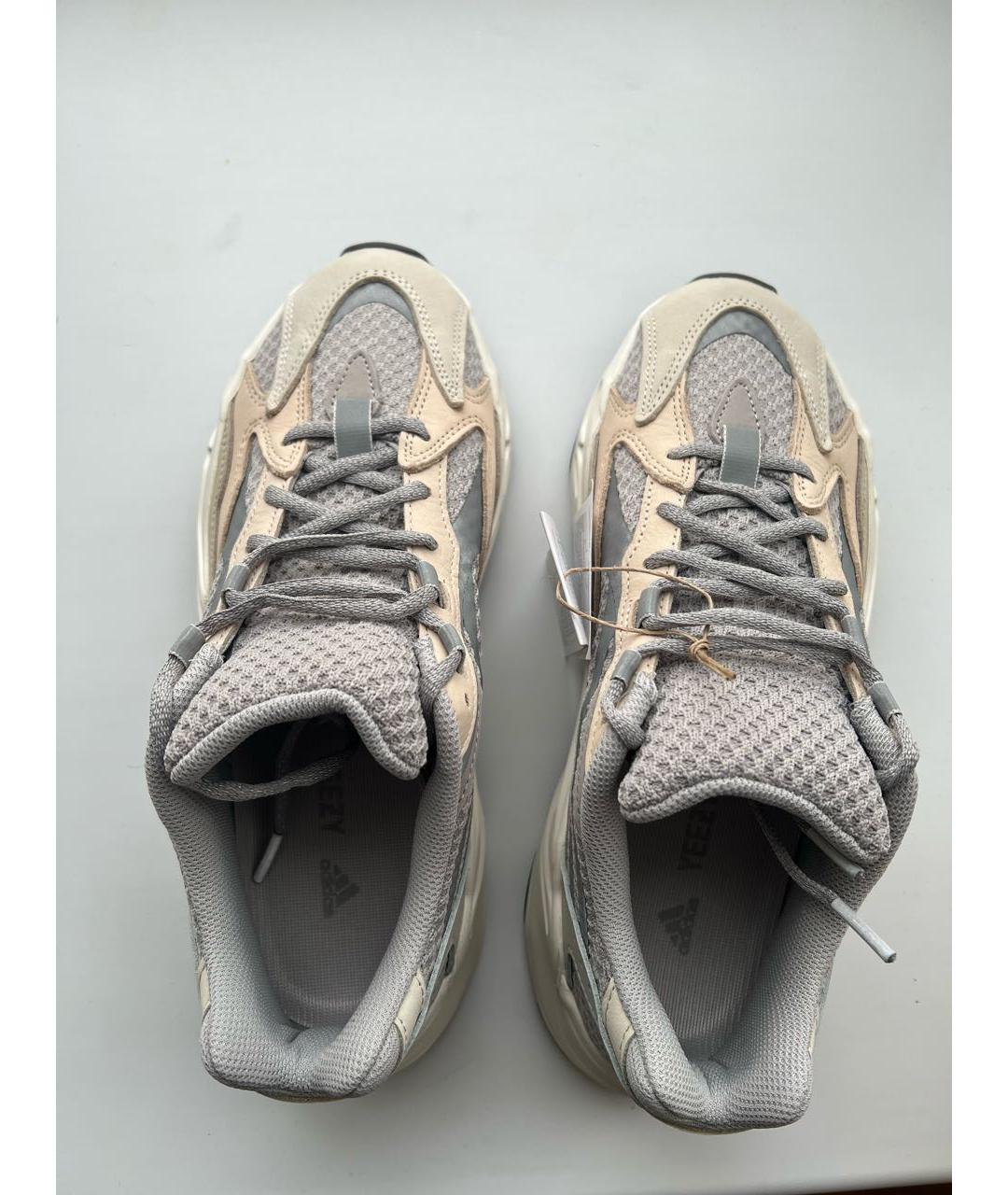 ADIDAS YEEZY Бежевые низкие кроссовки / кеды, фото 3