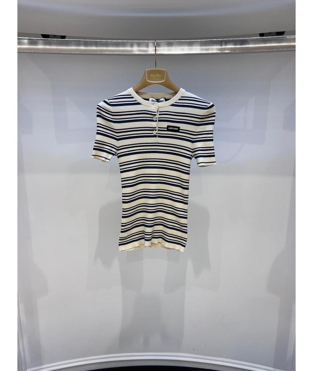 MIU MIU Мульти футболка, фото 2