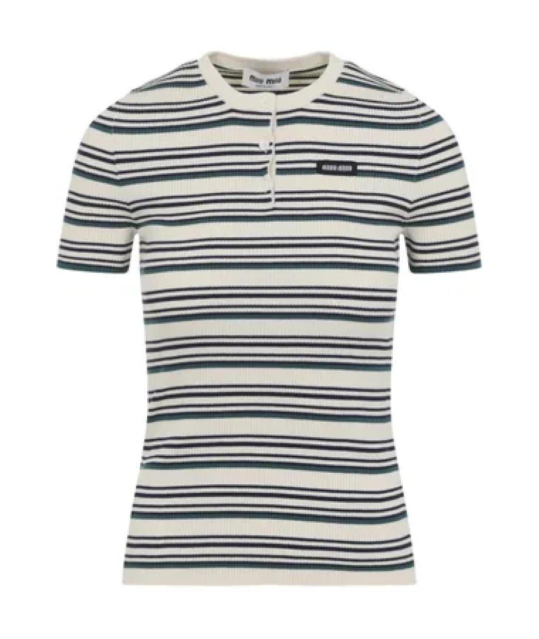 MIU MIU Мульти футболка, фото 1