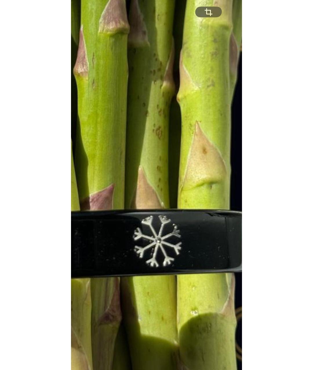 CHANEL Черный пластиковый браслет, фото 4