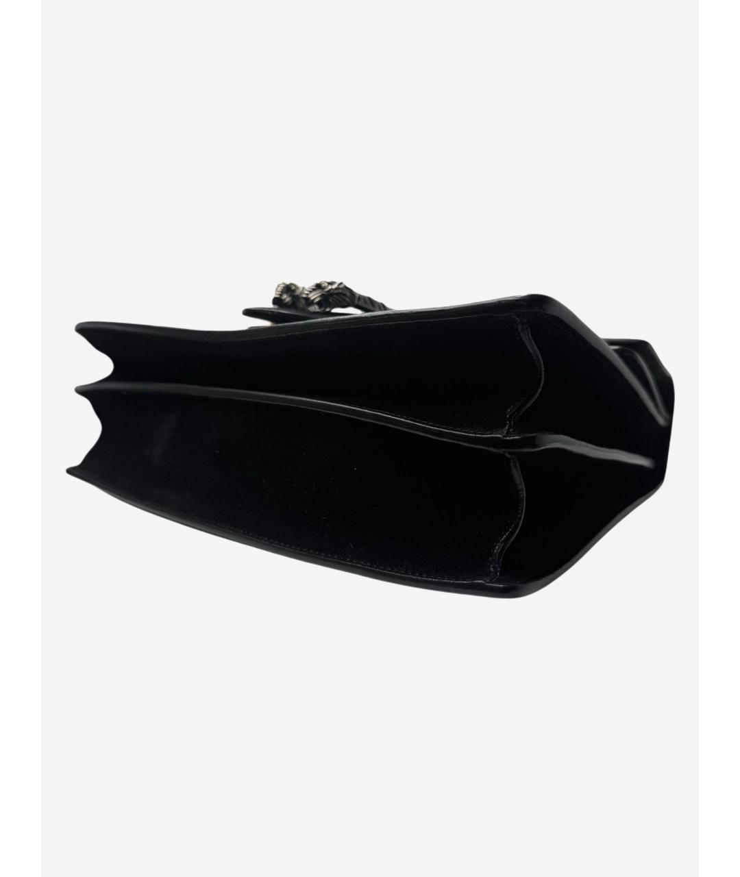 GUCCI Черная замшевая сумка через плечо, фото 7