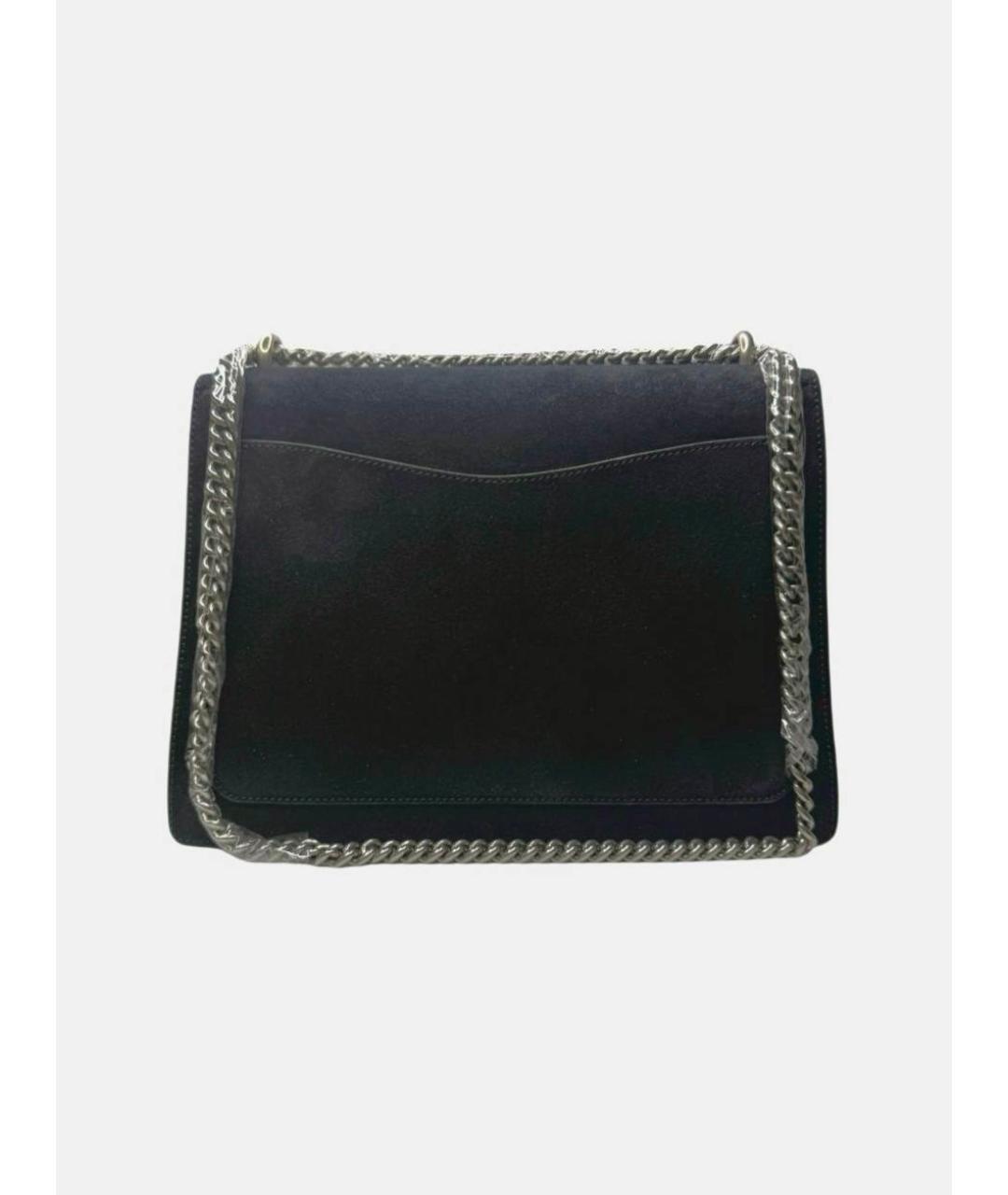 GUCCI Черная замшевая сумка через плечо, фото 3