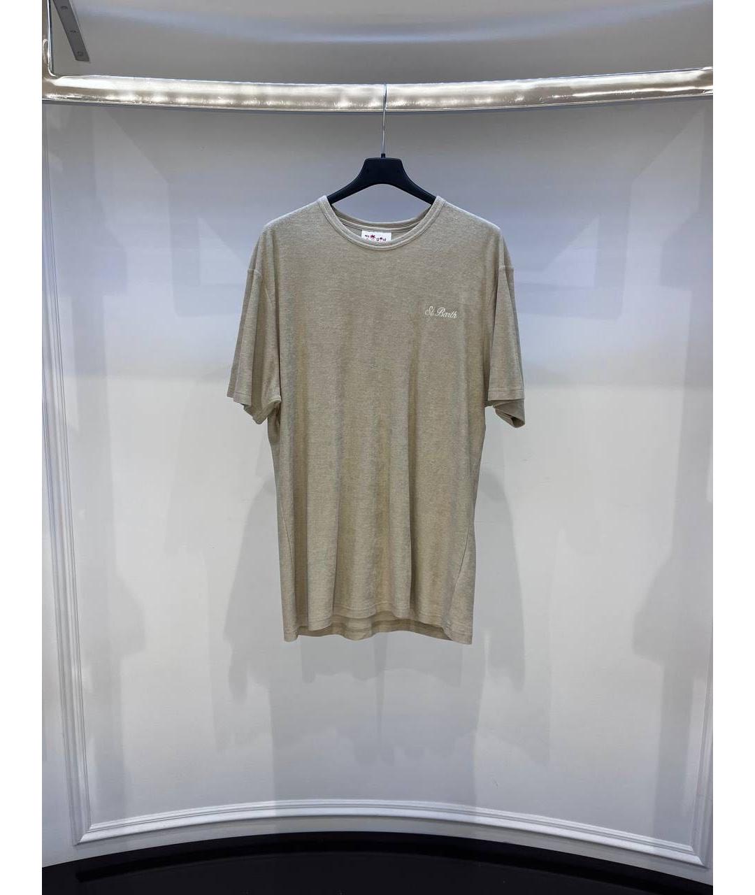 MC2 SAINT BARTH Бежевая футболка, фото 3