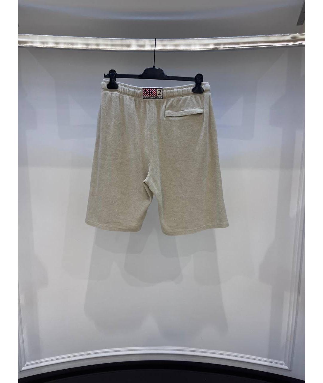 MC2 SAINT BARTH Бежевые шорты, фото 2