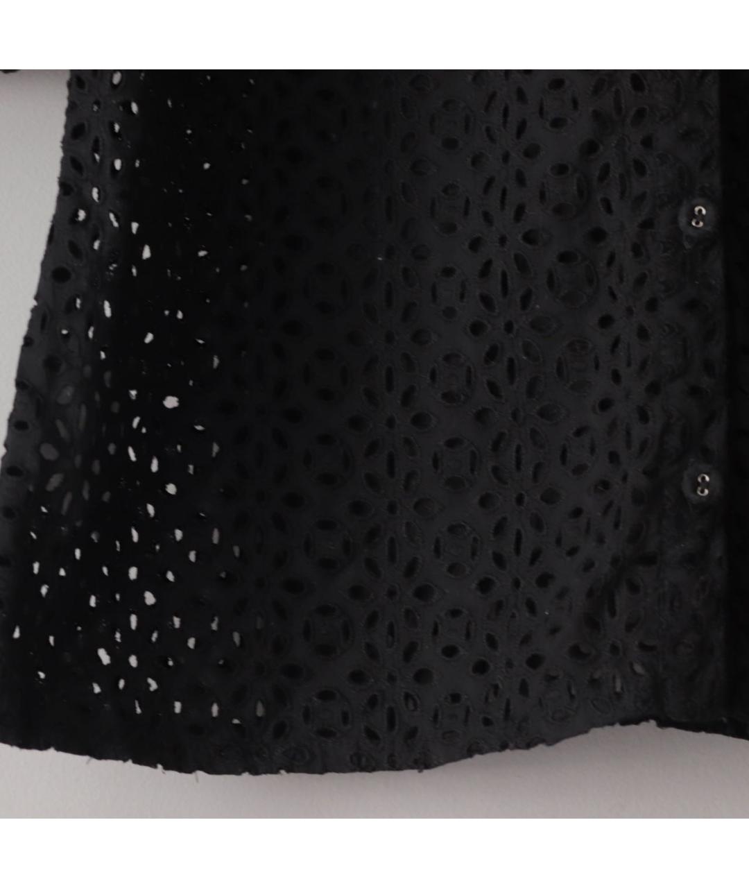 RED VALENTINO Черная хлопковая блузы, фото 6