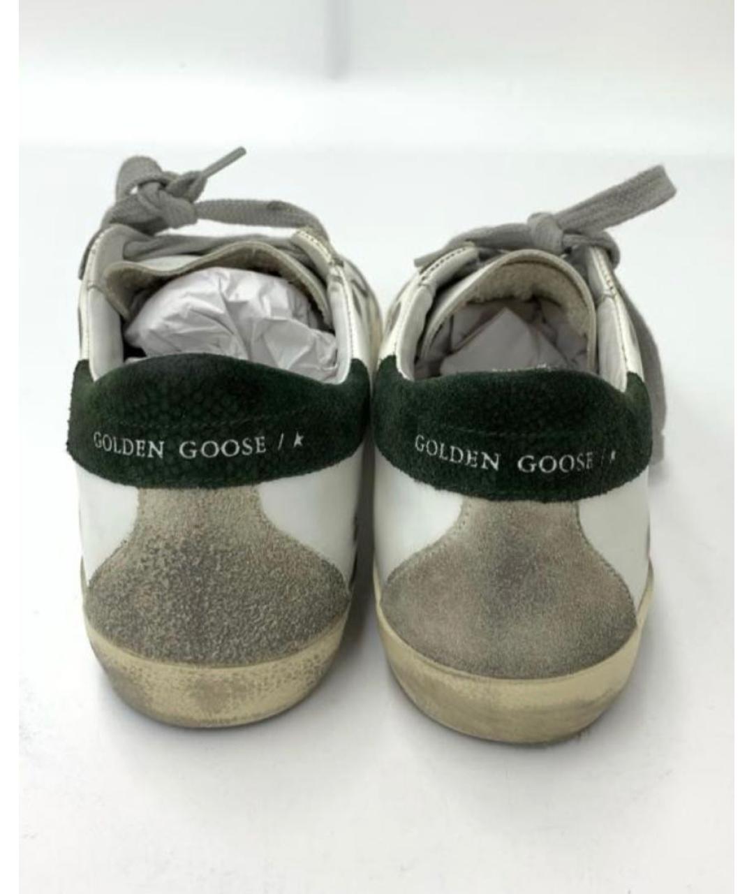 GOLDEN GOOSE DELUXE BRAND Белые кожаные кеды, фото 4