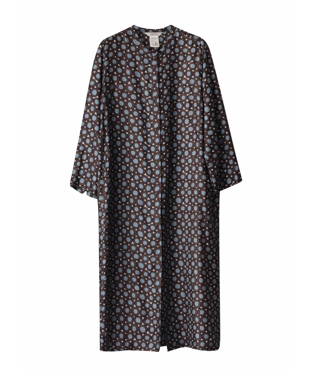 'S MAX MARA Мульти шелковое повседневное платье, фото 1
