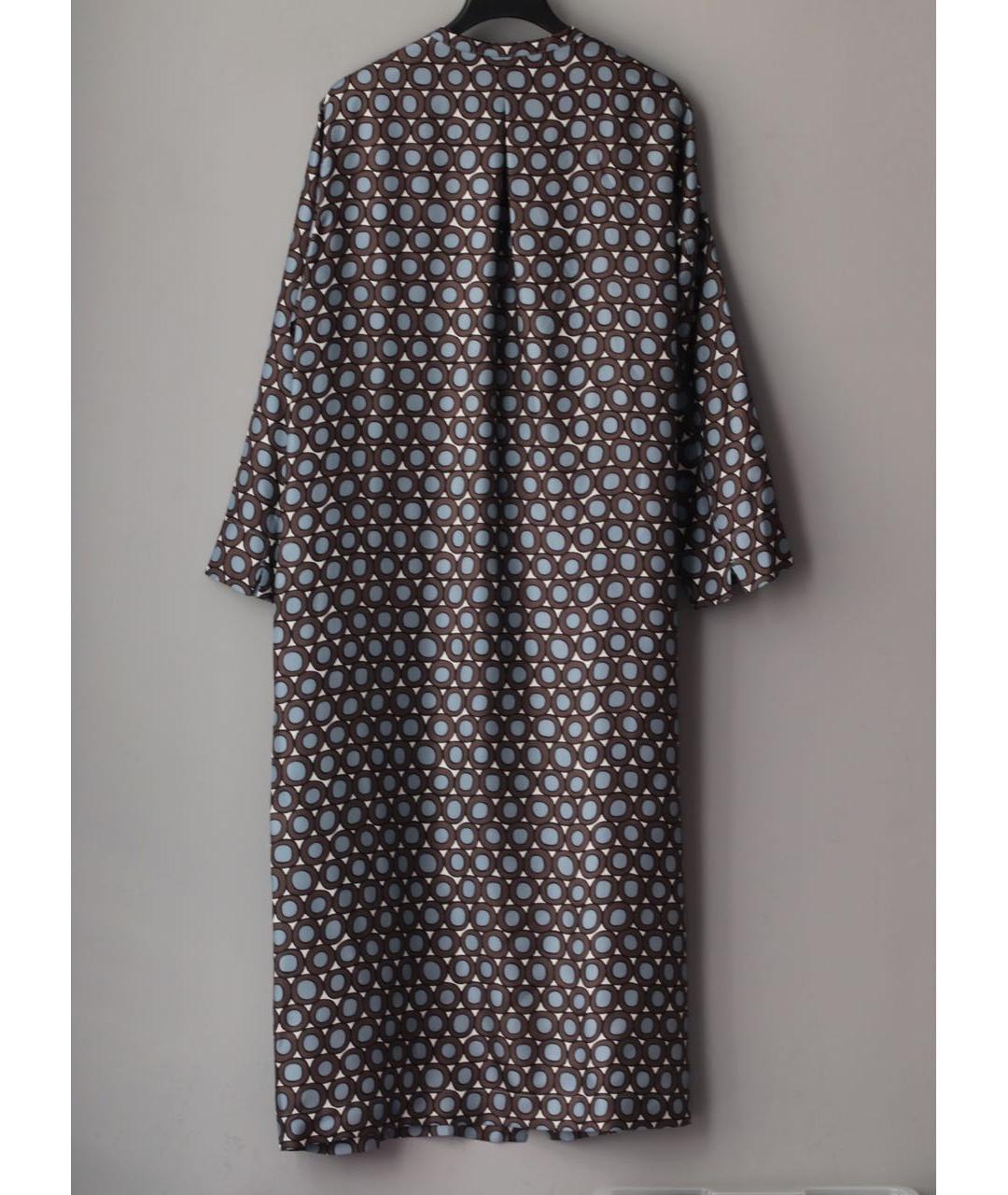 'S MAX MARA Мульти шелковое повседневное платье, фото 2