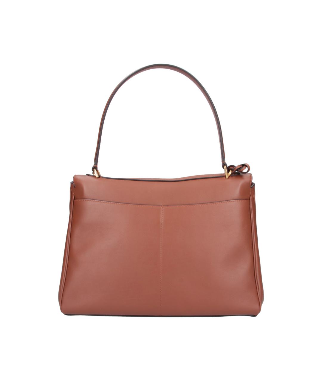 BALENCIAGA Коричневая кожаная сумка тоут, фото 3