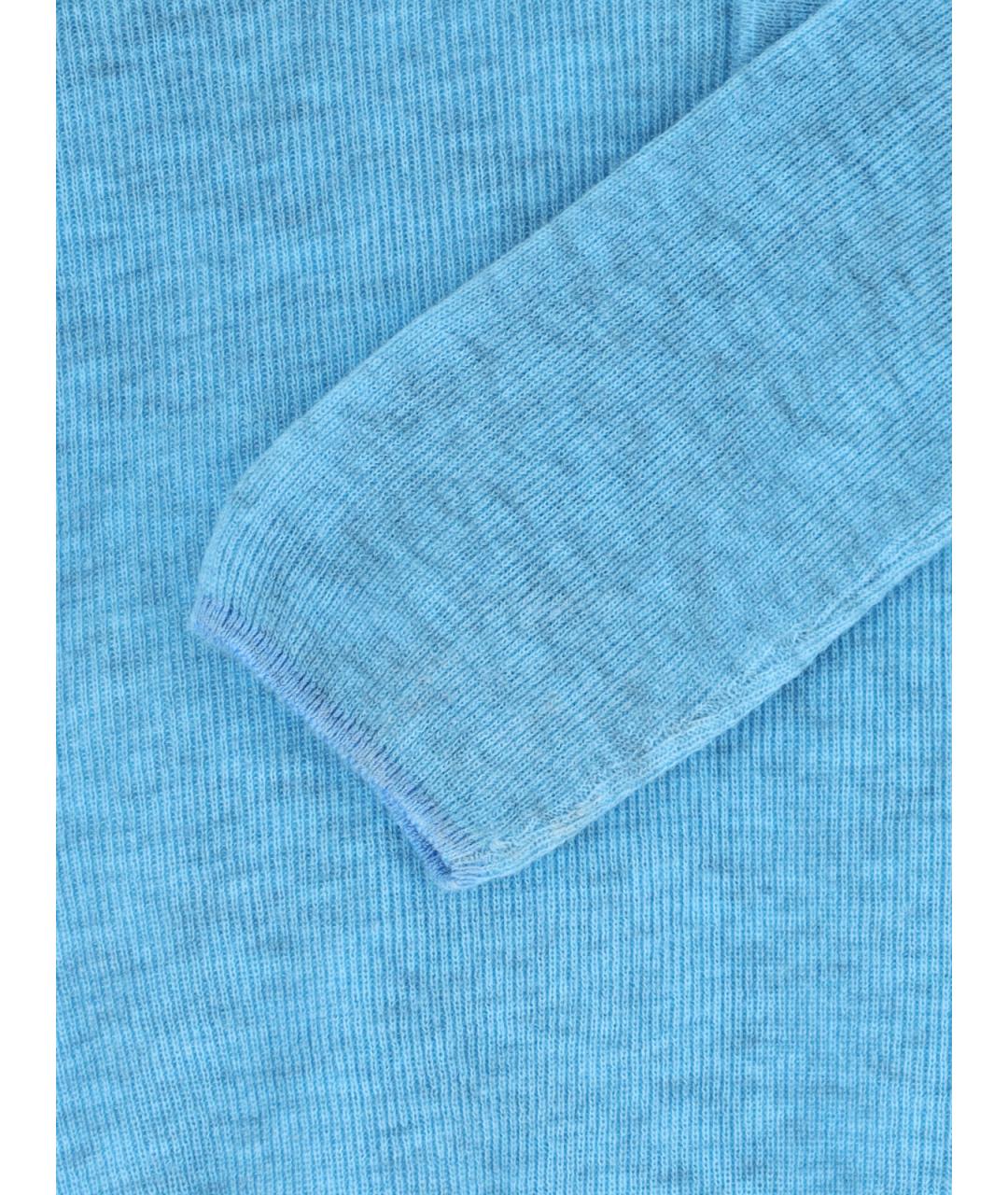 ERL Синий шерстяной джемпер / свитер, фото 3