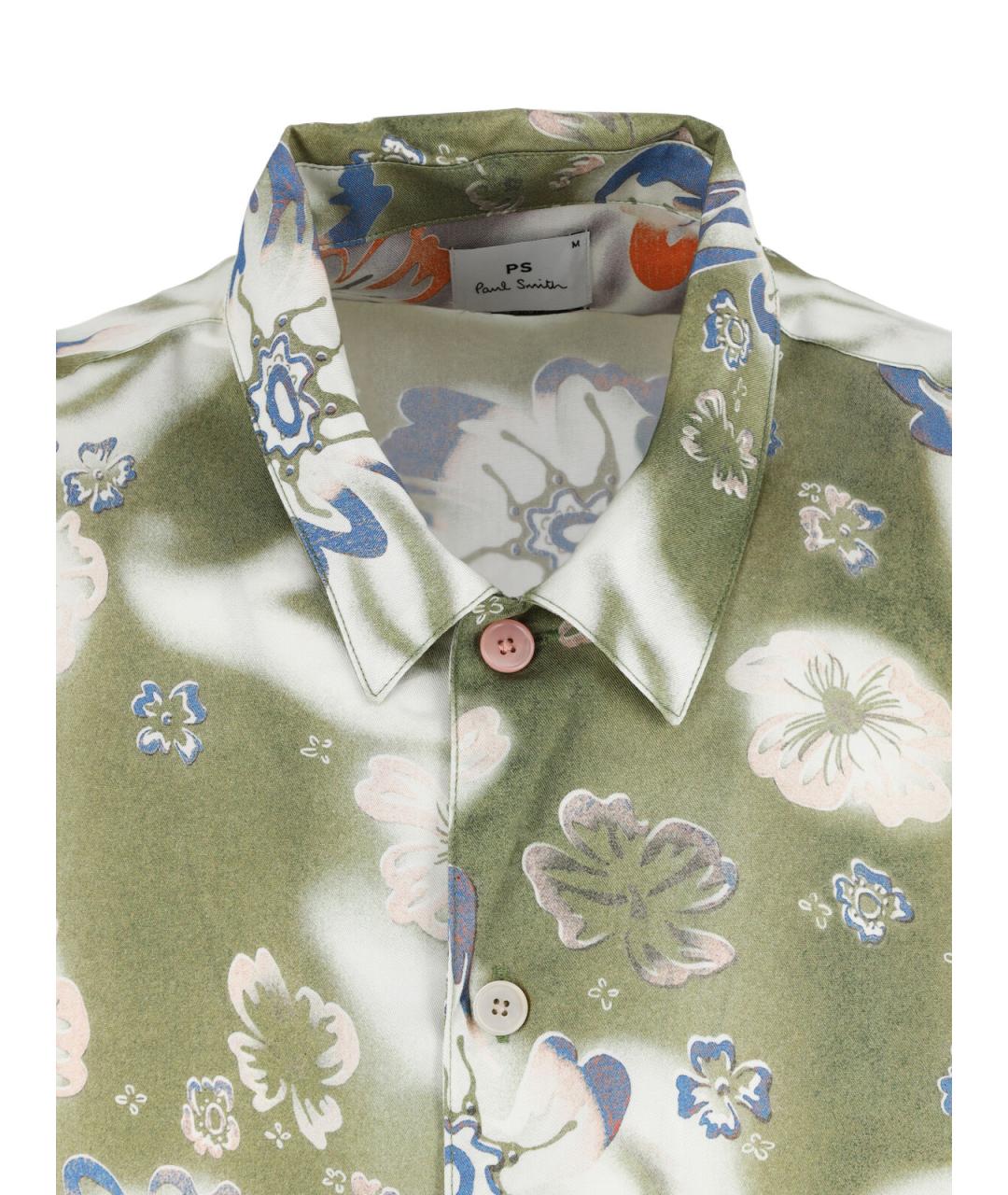 PAUL SMITH Зеленая кэжуал рубашка, фото 3