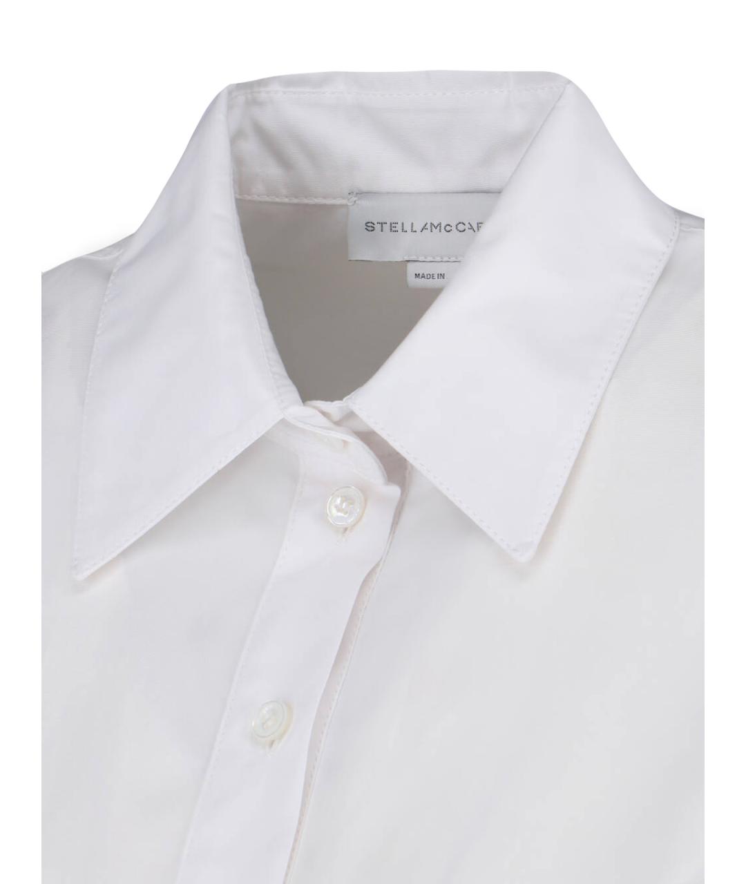 STELLA MCCARTNEY Белая хлопковая рубашка, фото 3