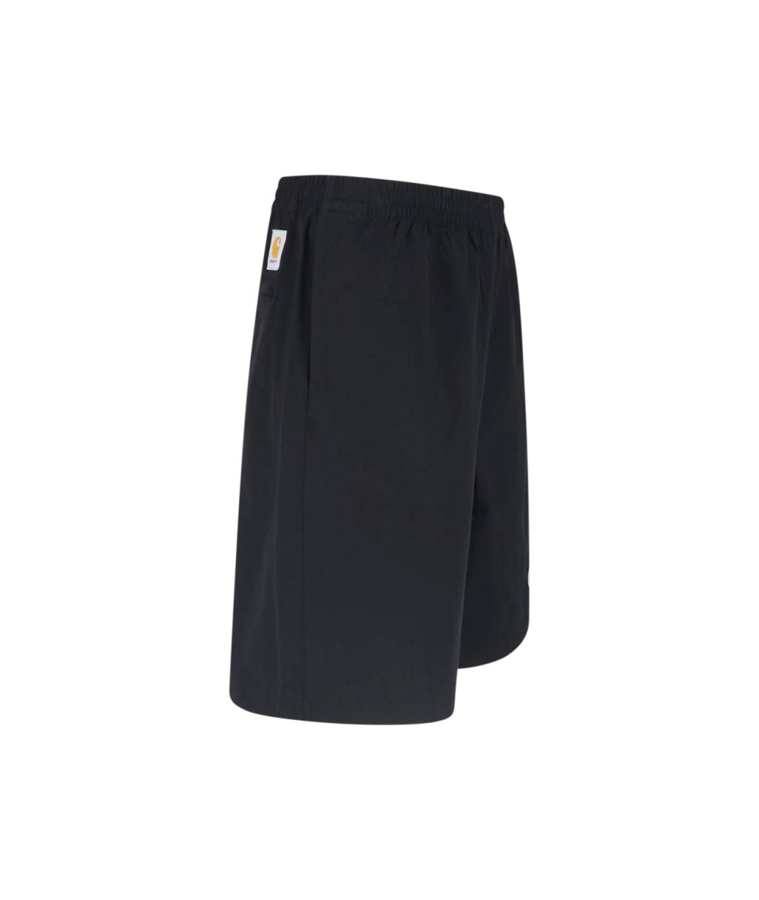 CARHARTT WIP Черные полиэстеровые шорты, фото 3