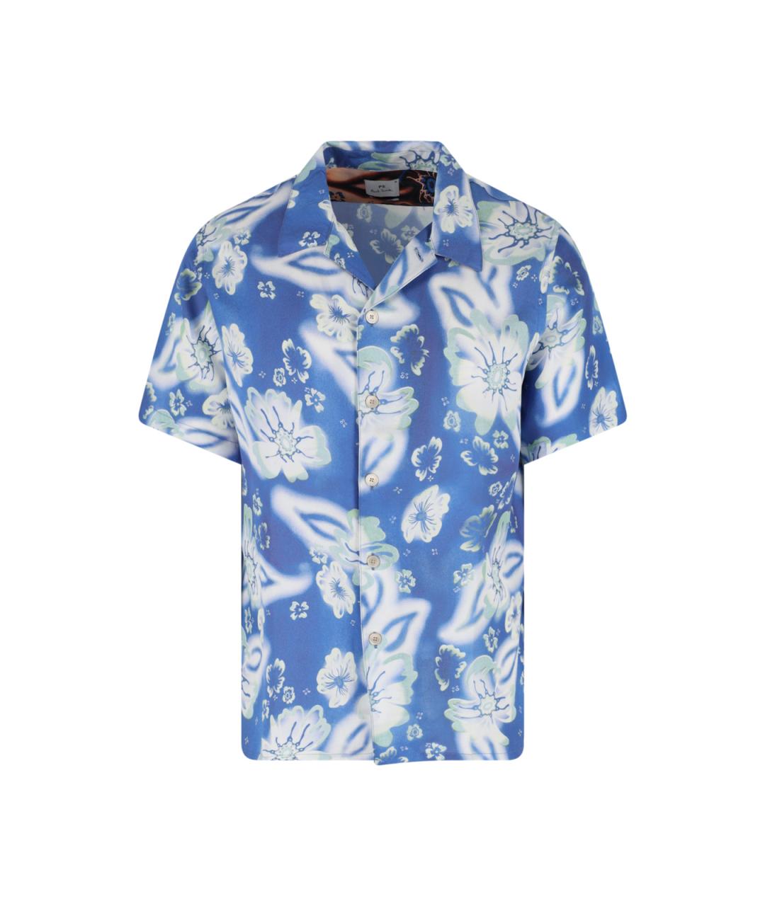 PAUL SMITH Синяя кэжуал рубашка, фото 1