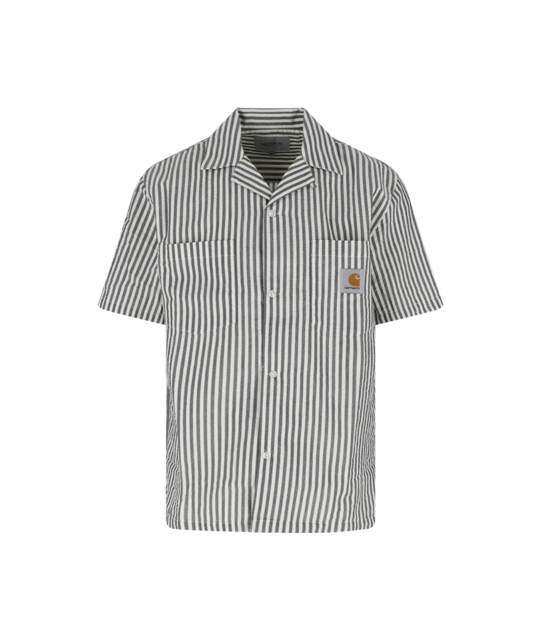 CARHARTT WIP Серая хлопковая кэжуал рубашка, фото 1