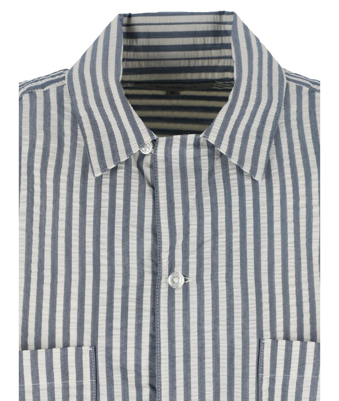 CARHARTT WIP Синяя хлопковая кэжуал рубашка, фото 3