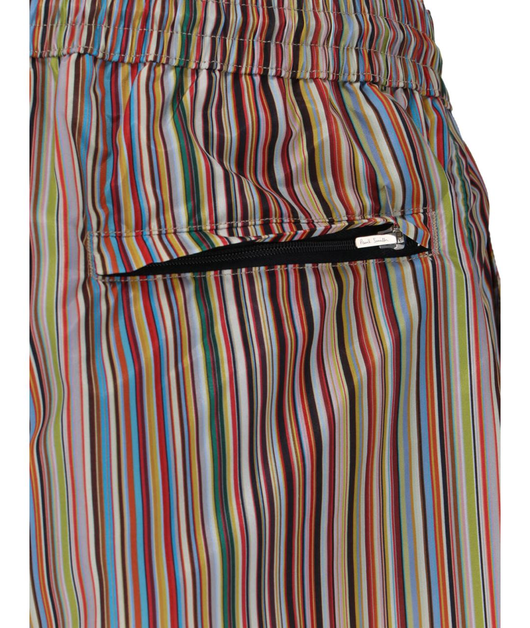 PAUL SMITH Мульти полиэстеровые шорты, фото 4