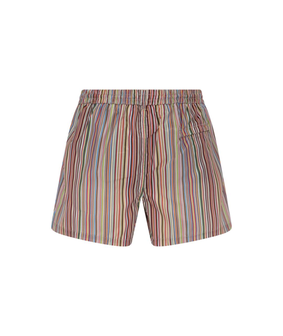 PAUL SMITH Мульти полиэстеровые шорты, фото 2