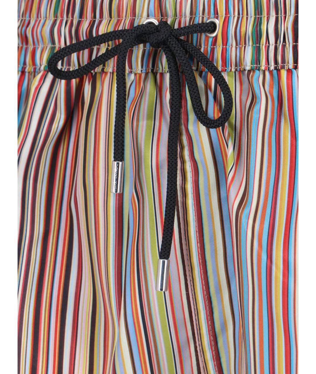 PAUL SMITH Мульти полиэстеровые шорты, фото 5