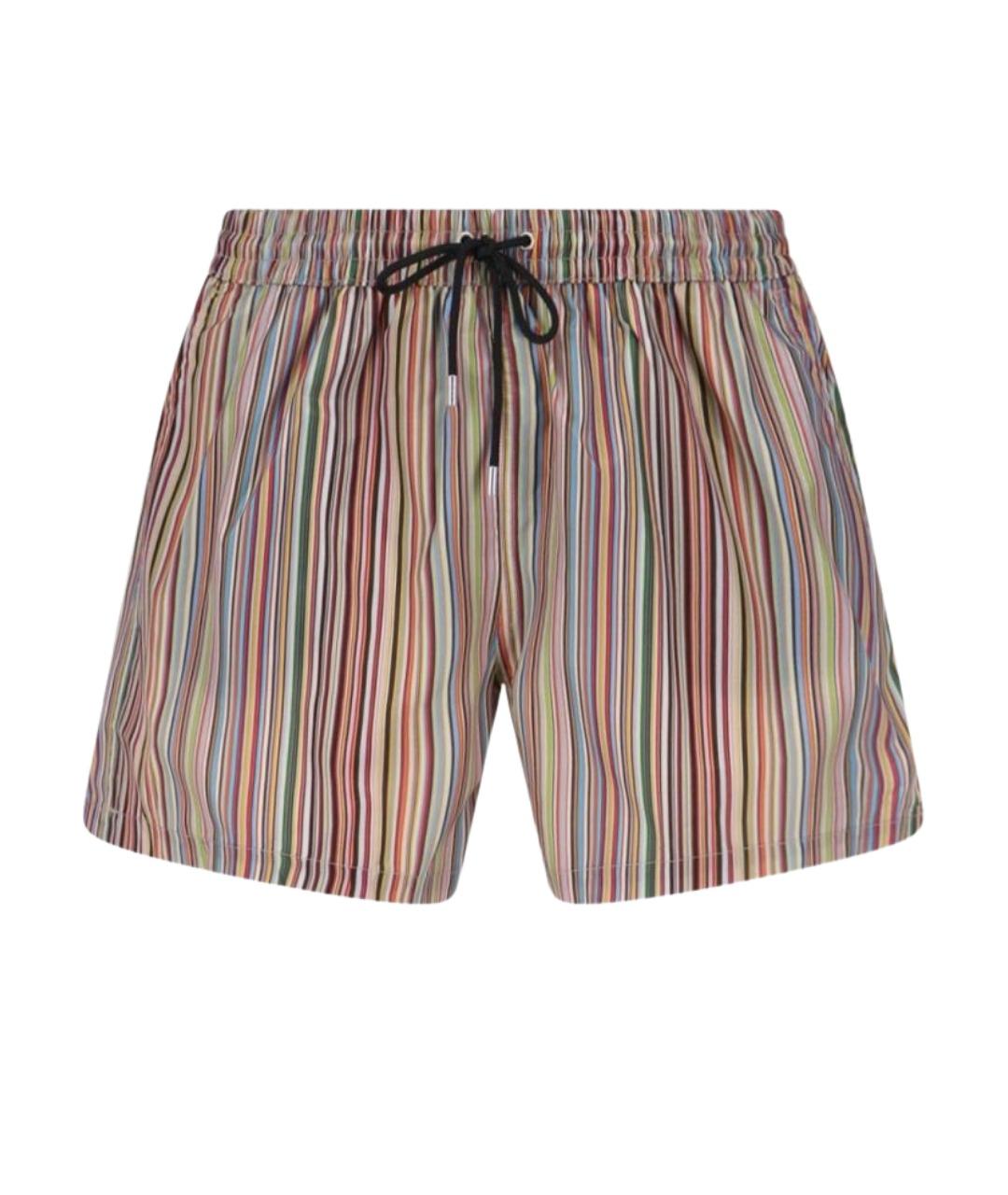 PAUL SMITH Мульти полиэстеровые шорты, фото 1