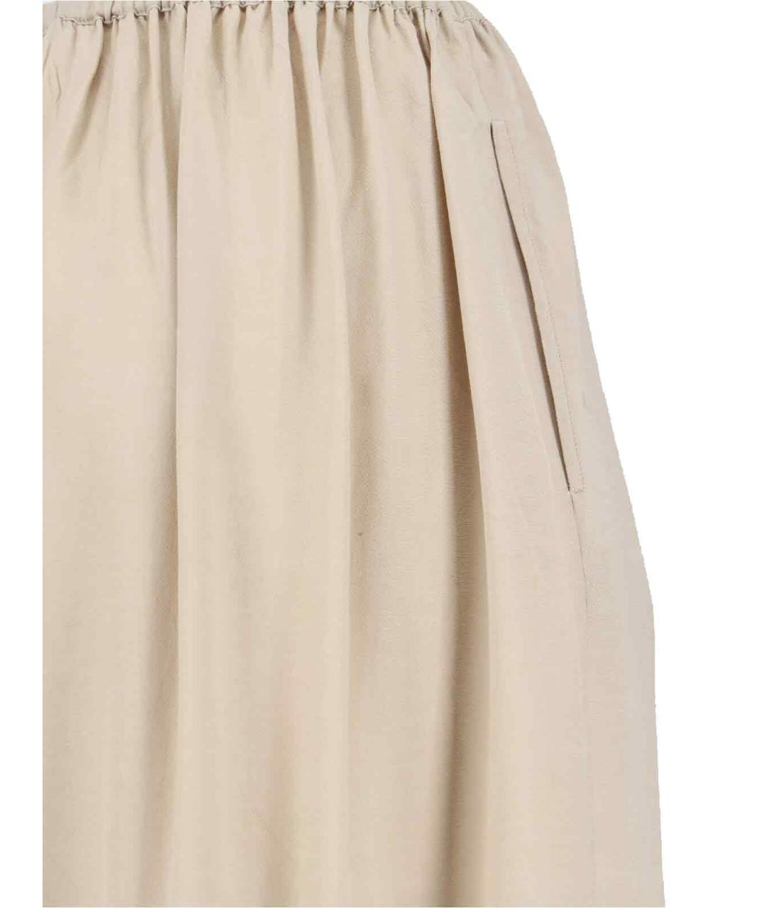 THE FRANKIE SHOP Бежевая юбка макси, фото 4