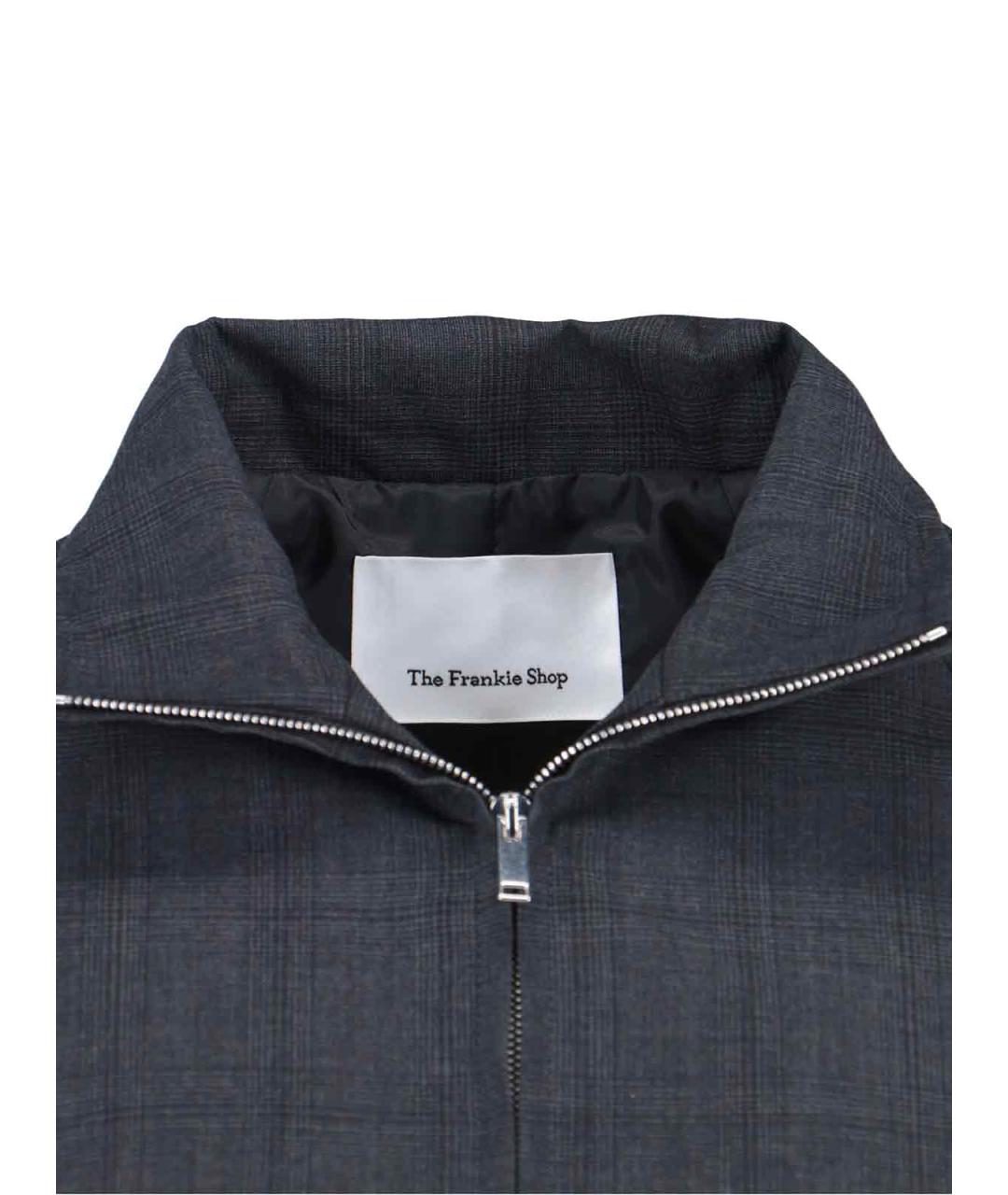 THE FRANKIE SHOP Серая шерстяная куртка, фото 3