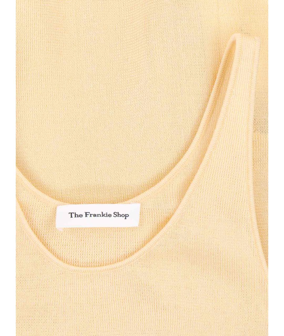 THE FRANKIE SHOP Желтая майка, фото 3