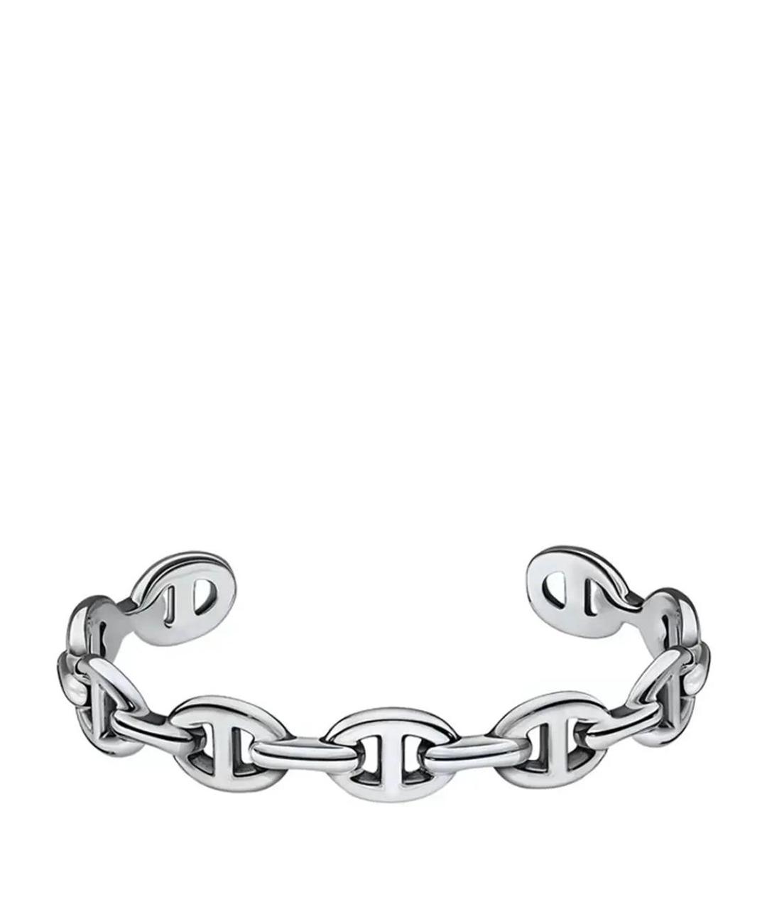 HERMES Серебрянный серебряный браслет, фото 1