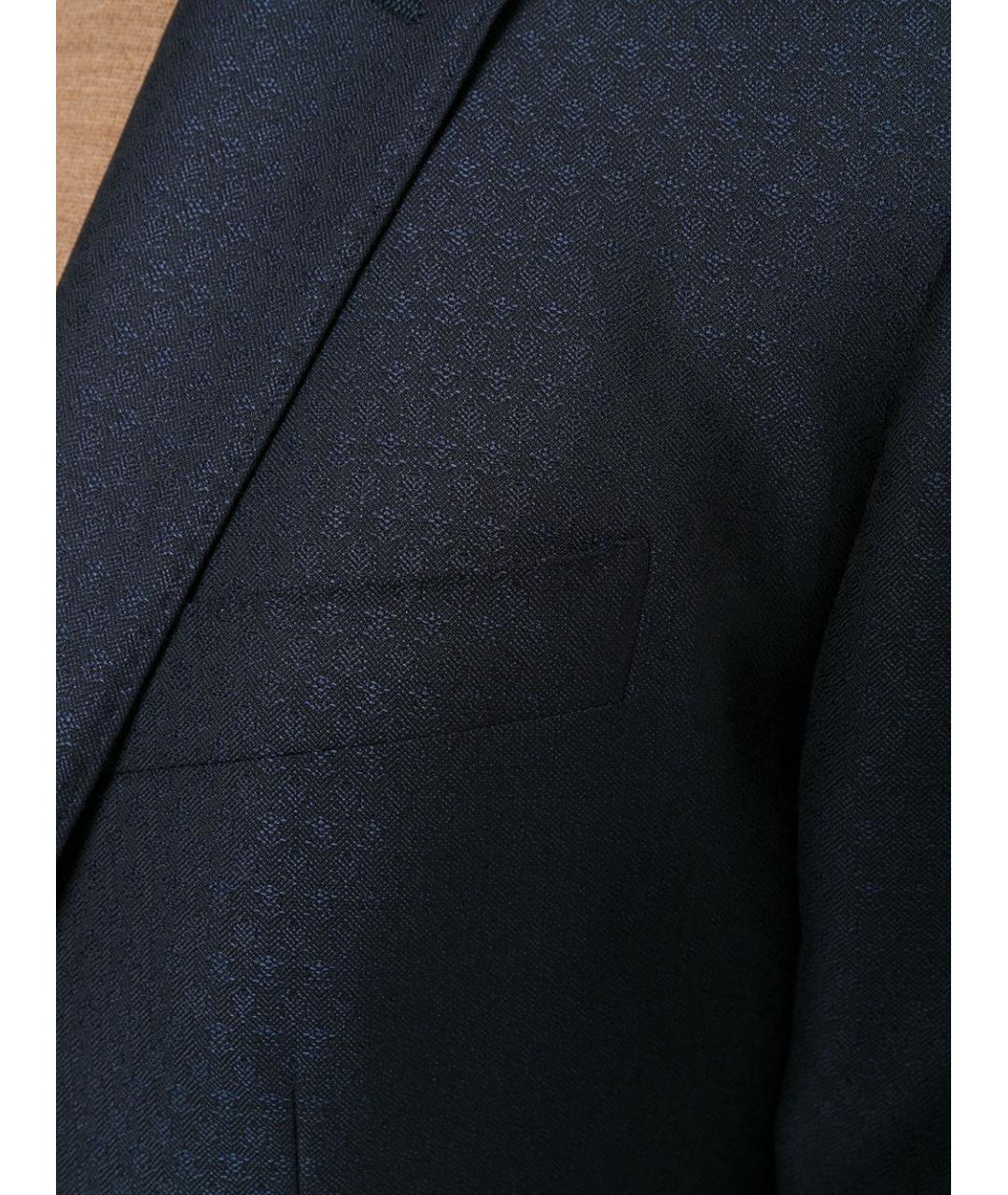 DOLCE&GABBANA Темно-синий классический костюм, фото 5