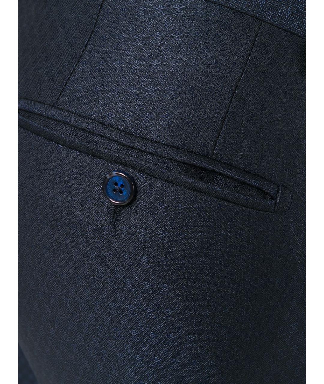 DOLCE&GABBANA Темно-синий классический костюм, фото 6