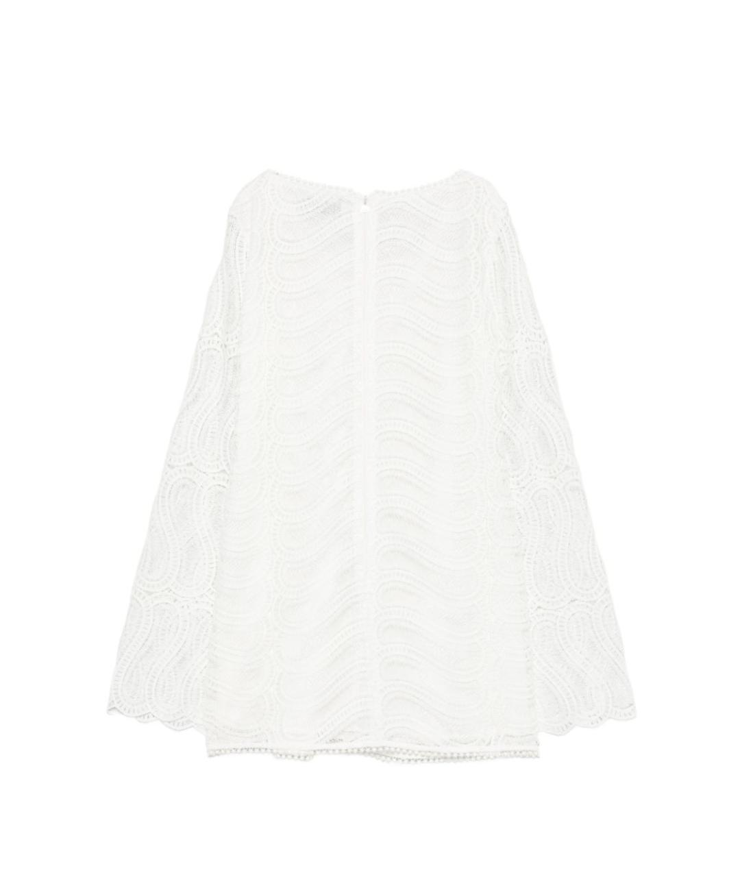 RAQUEL DINIZ Белое полиэстеровое платье, фото 3