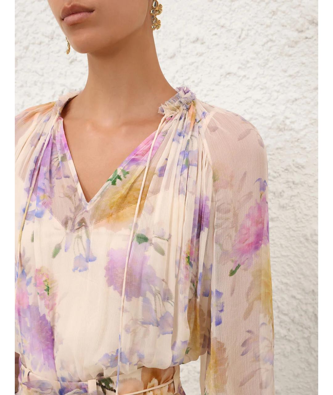 ZIMMERMANN Мульти вискозная блузы, фото 4
