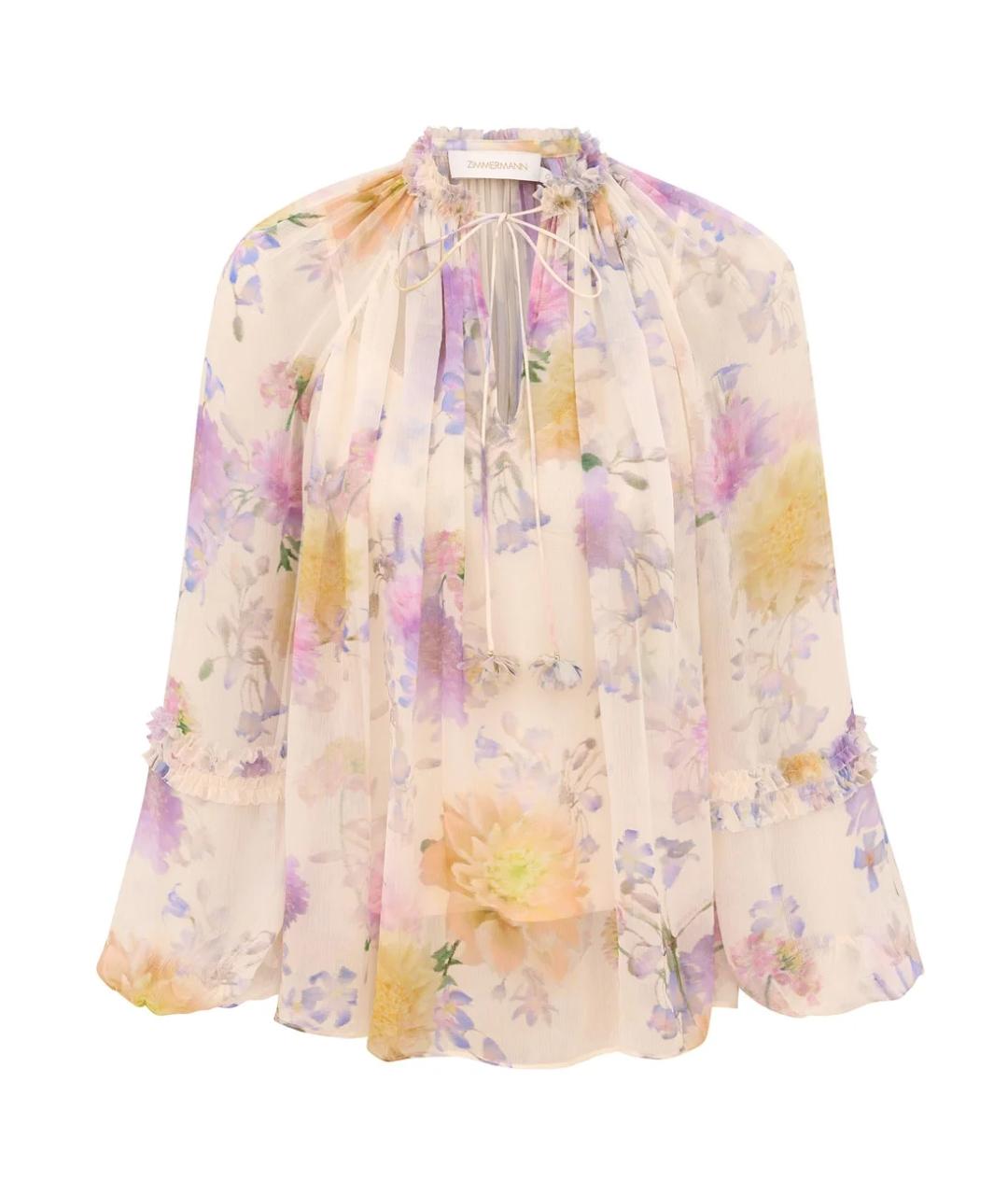 ZIMMERMANN Мульти вискозная блузы, фото 1