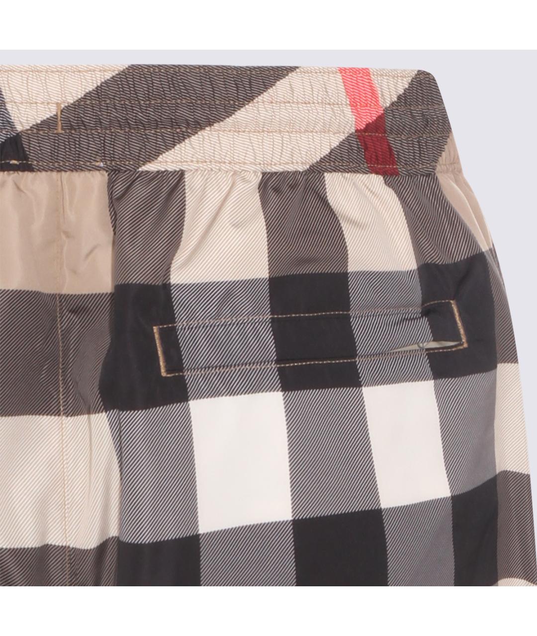 BURBERRY Бежевые полиэстеровые плавки, фото 4