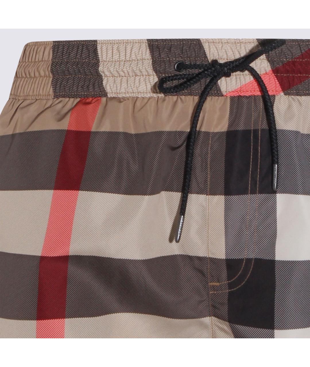 BURBERRY Бежевые полиэстеровые плавки, фото 3