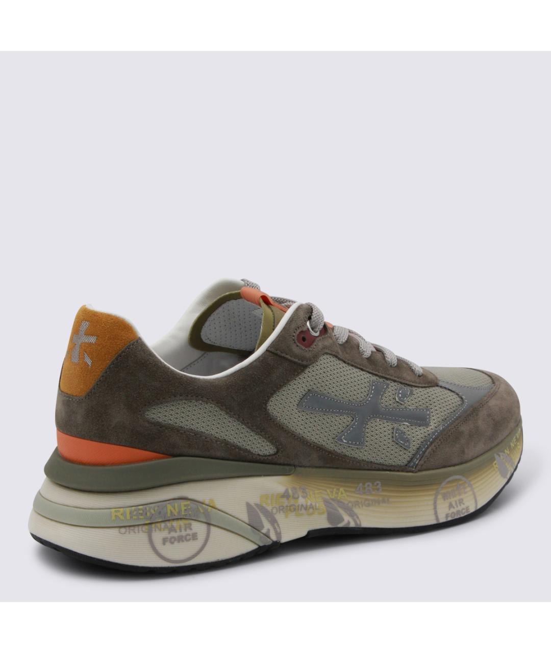 PREMIATA Бежевые низкие кроссовки / кеды, фото 3