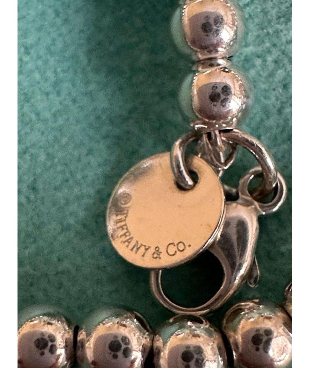 TIFFANY&CO Бирюзовый серебряный браслет, фото 6