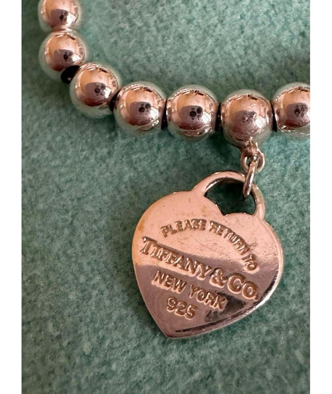 TIFFANY&CO Бирюзовый серебряный браслет, фото 3