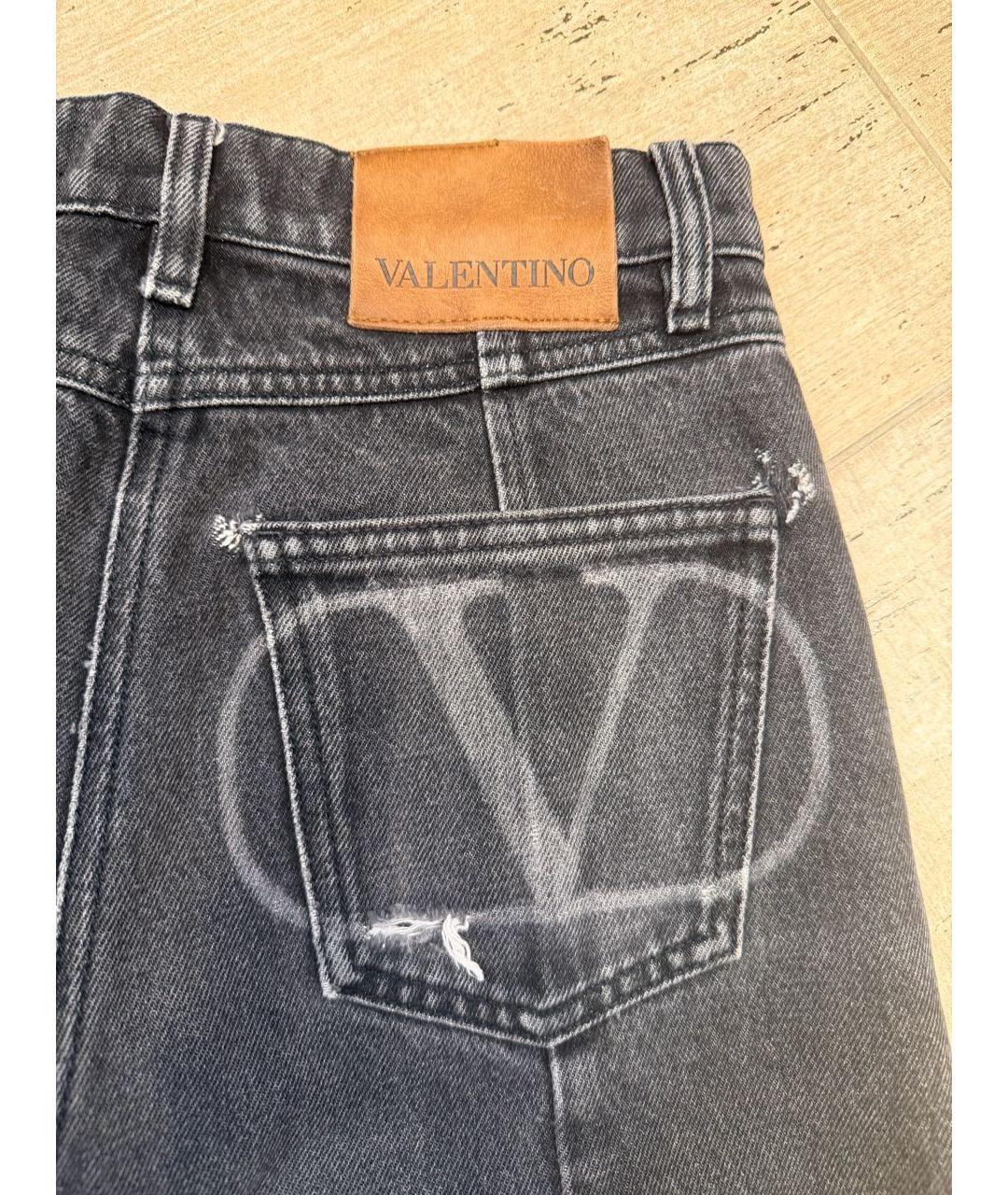 VALENTINO Серые хлопковые джинсы слим, фото 3