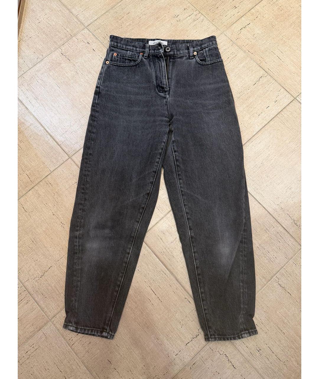 VALENTINO Серые хлопковые джинсы слим, фото 8