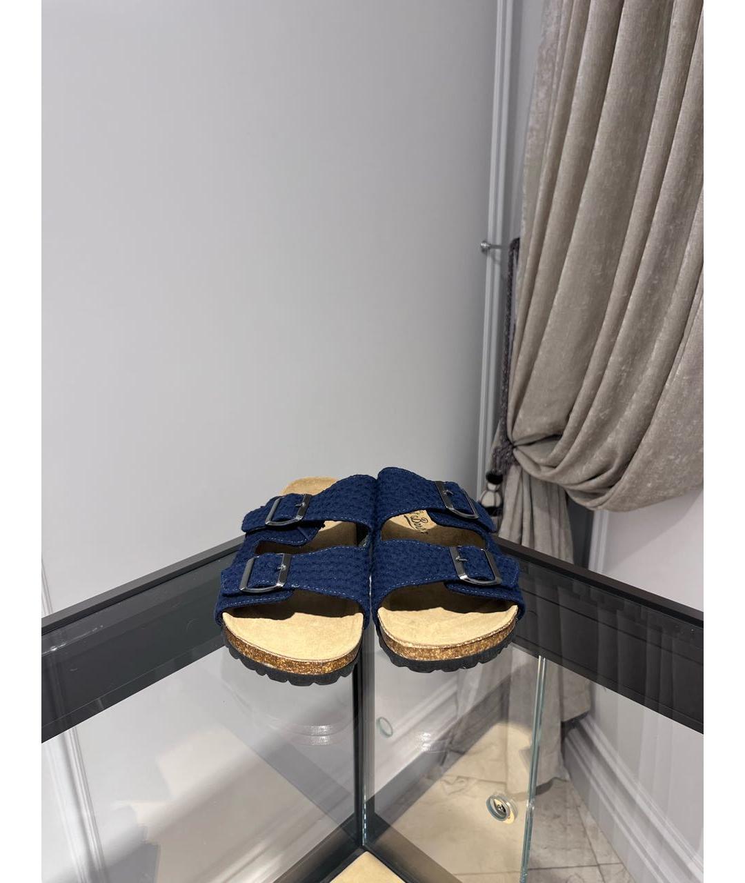 MC2 SAINT BARTH Синие сандалии, фото 3