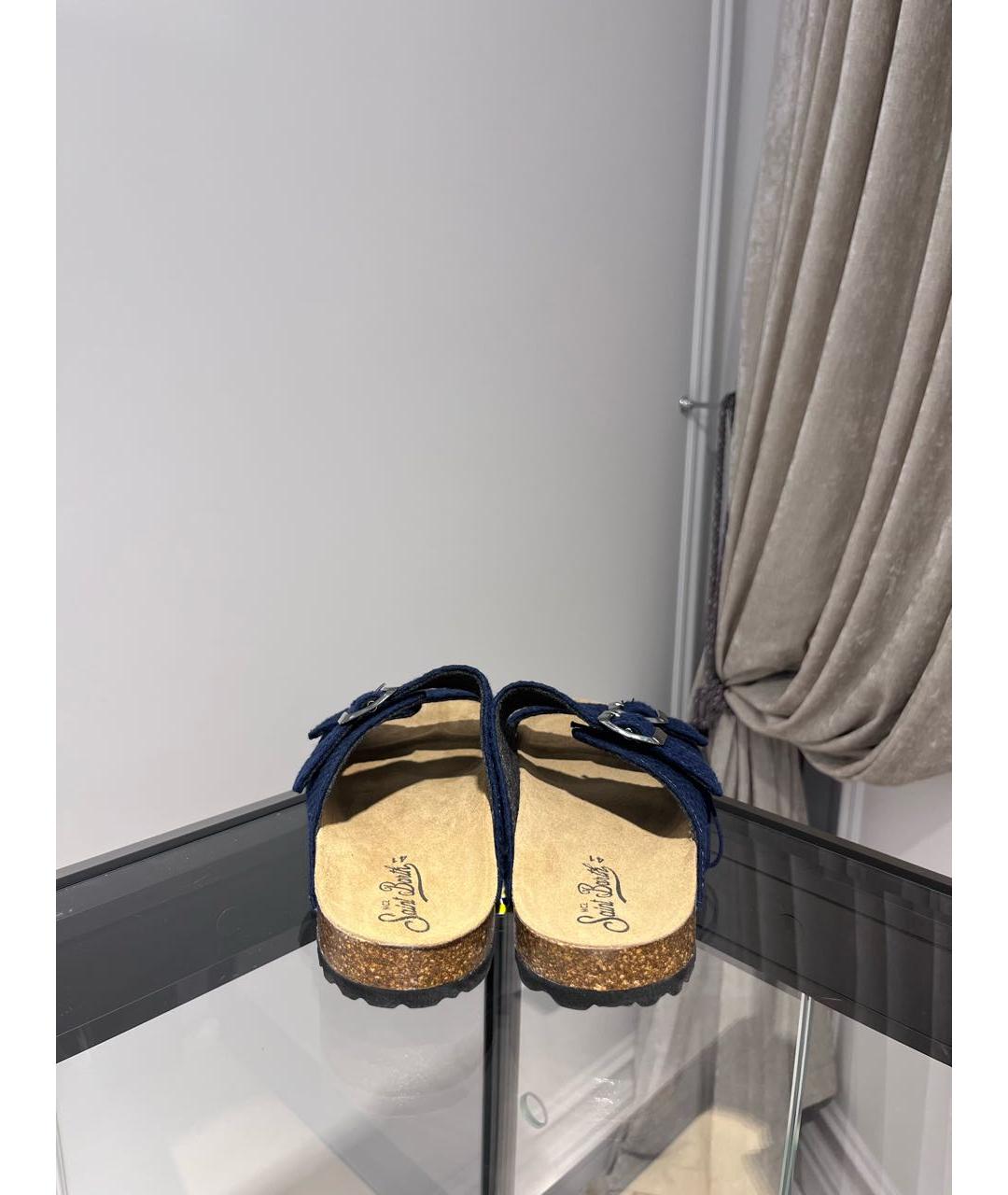 MC2 SAINT BARTH Синие сандалии, фото 4