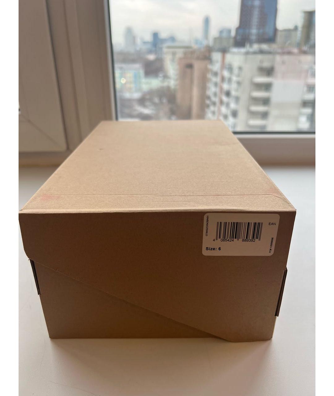 ADIDAS YEEZY Красные резиновые сандалии, фото 6