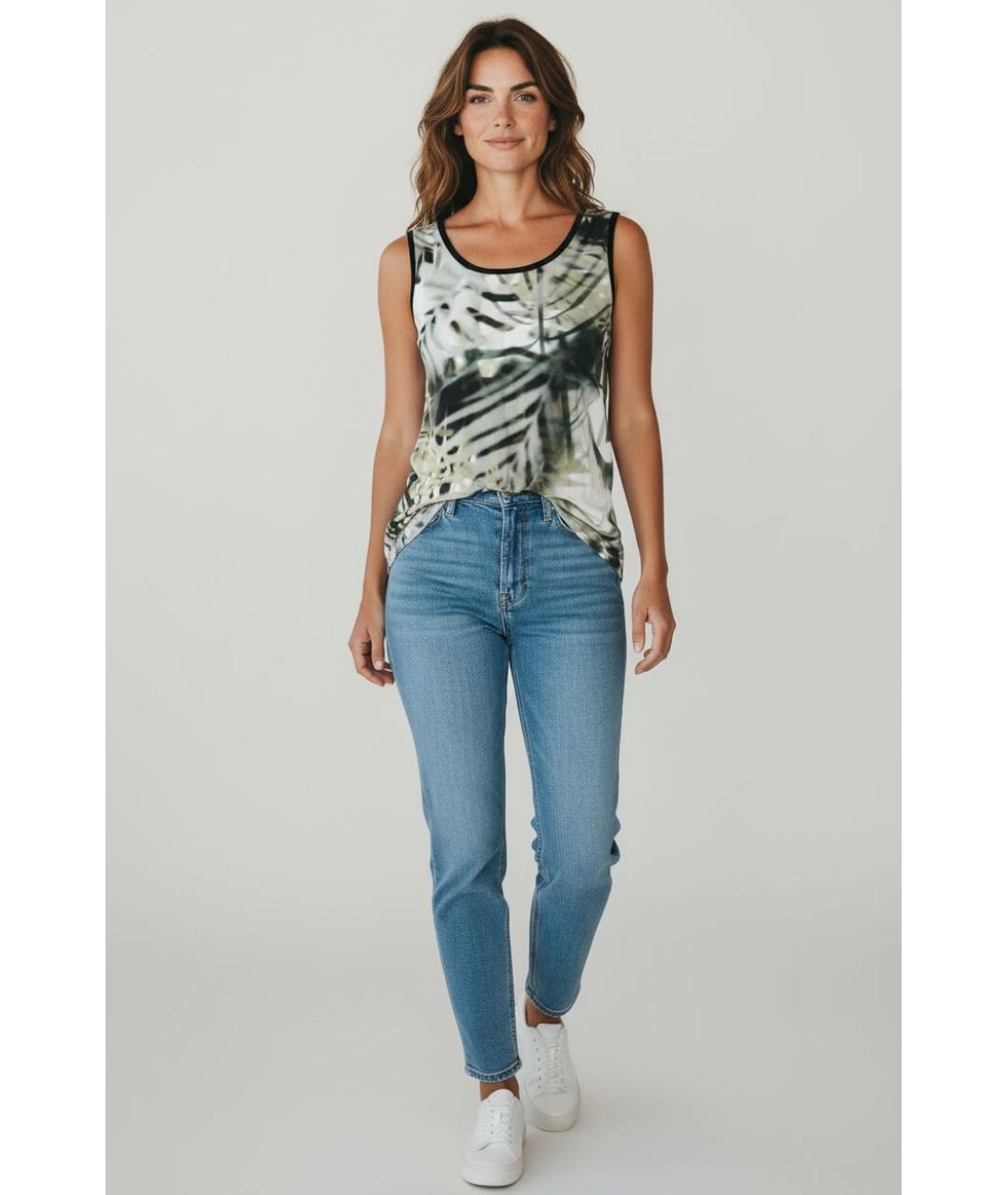 BARBARA BUI Салатовая вискозная майка, фото 4