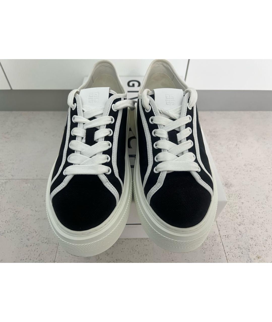 GIVENCHY Черные текстильные кеды, фото 3