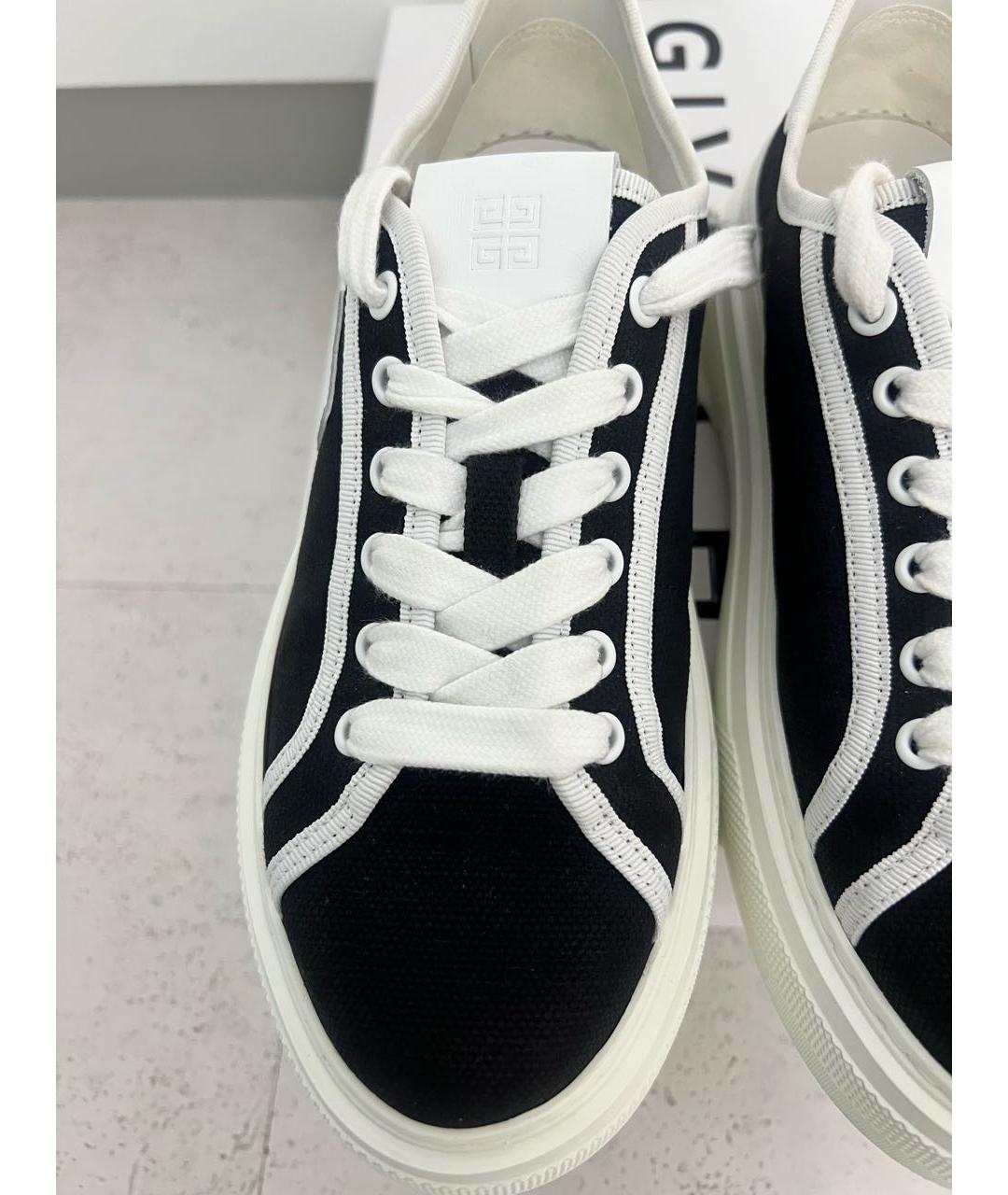 GIVENCHY Черные текстильные кеды, фото 7