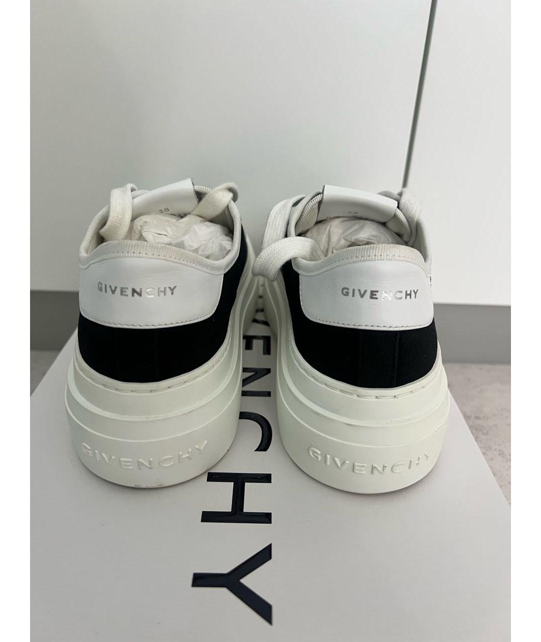 GIVENCHY Черные текстильные кеды, фото 4