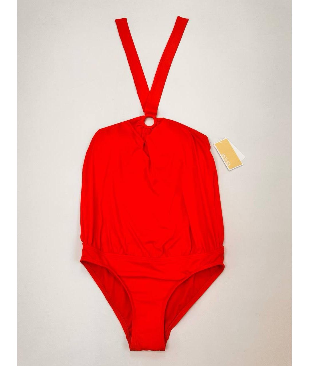 MICHAEL MICHAEL KORS Красный купальник, фото 9