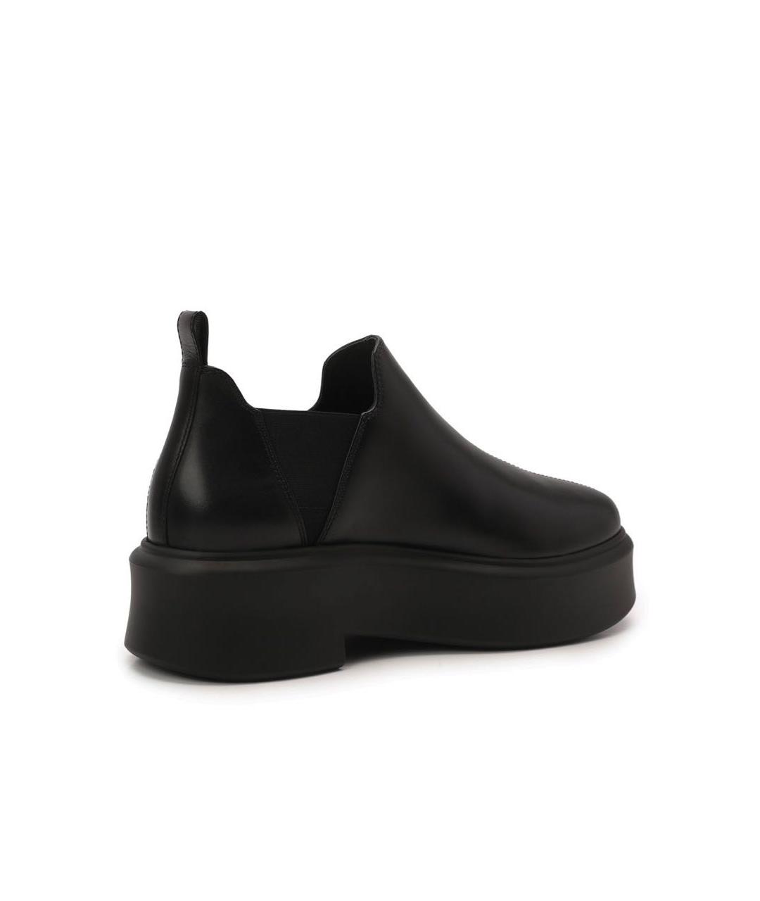 THE ROW Черные кожаные ботинки, фото 2